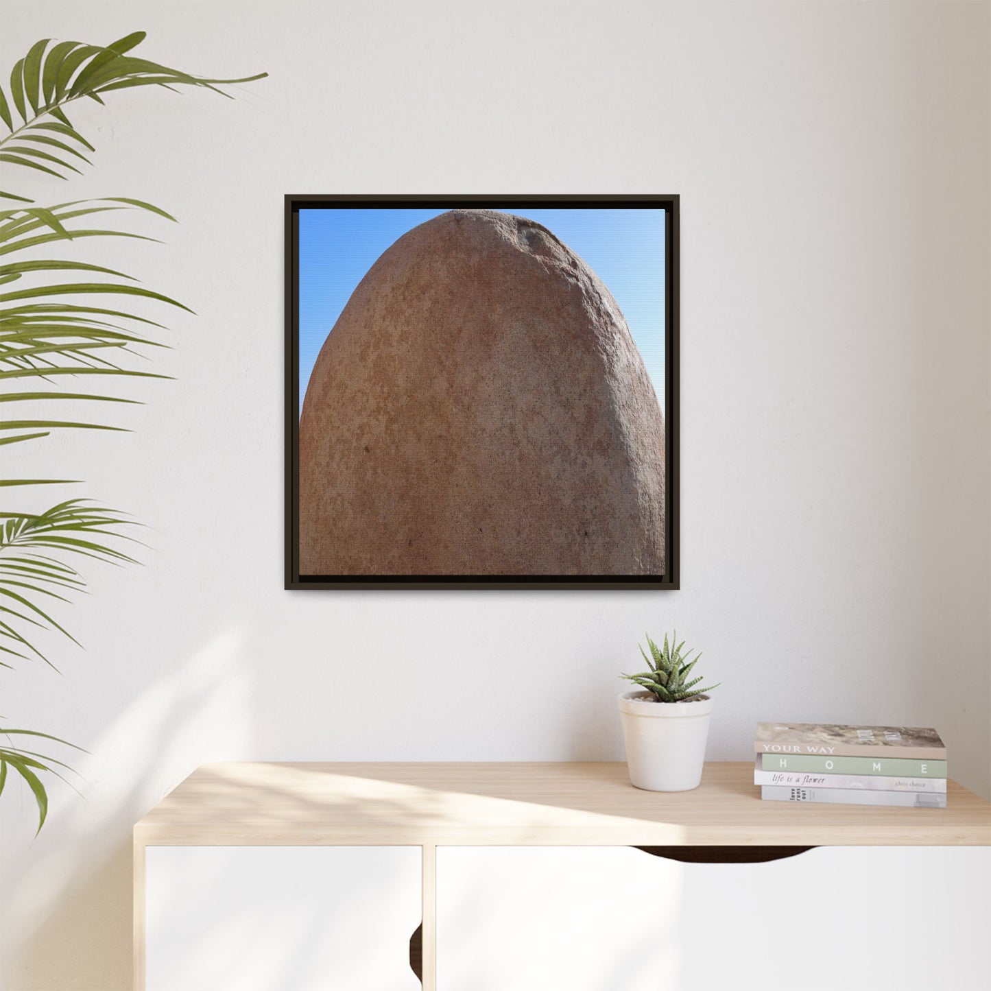 Stone Sphere - Unique Stretched Canvas Wall Art