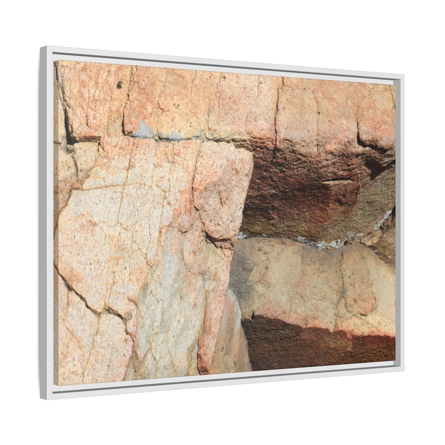 Fractured Stone - Unique Stretched Canvas Wall Art
