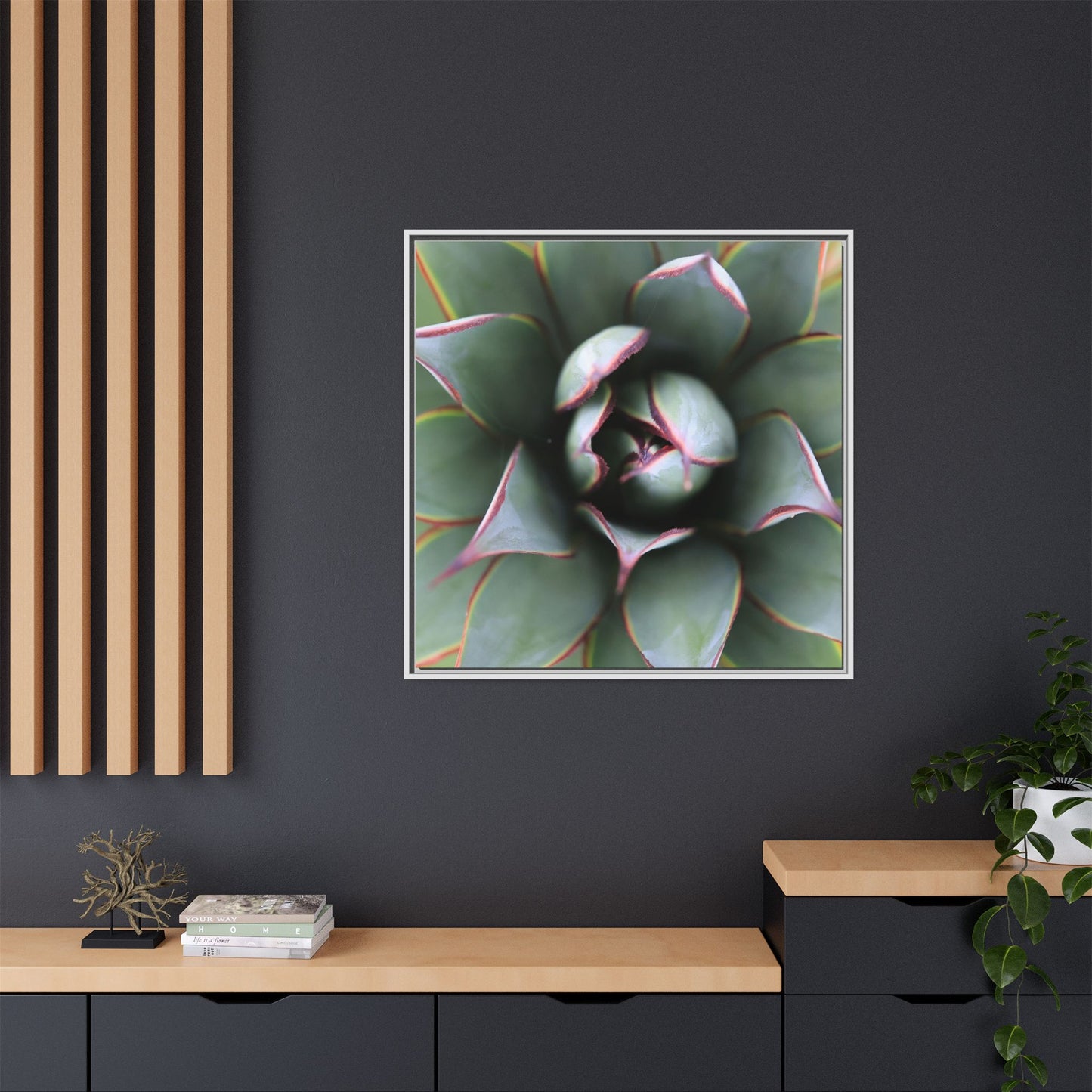 Spiky Elegance - Unique Stretched Canvas Wall Art