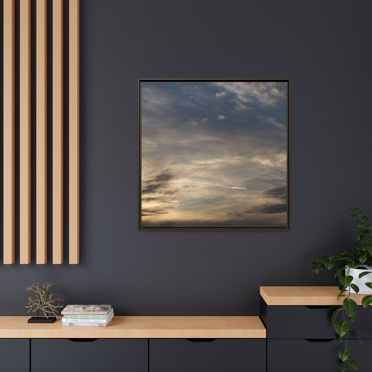Clouded Thoughts - Unique Stretched Canvas Wall Art