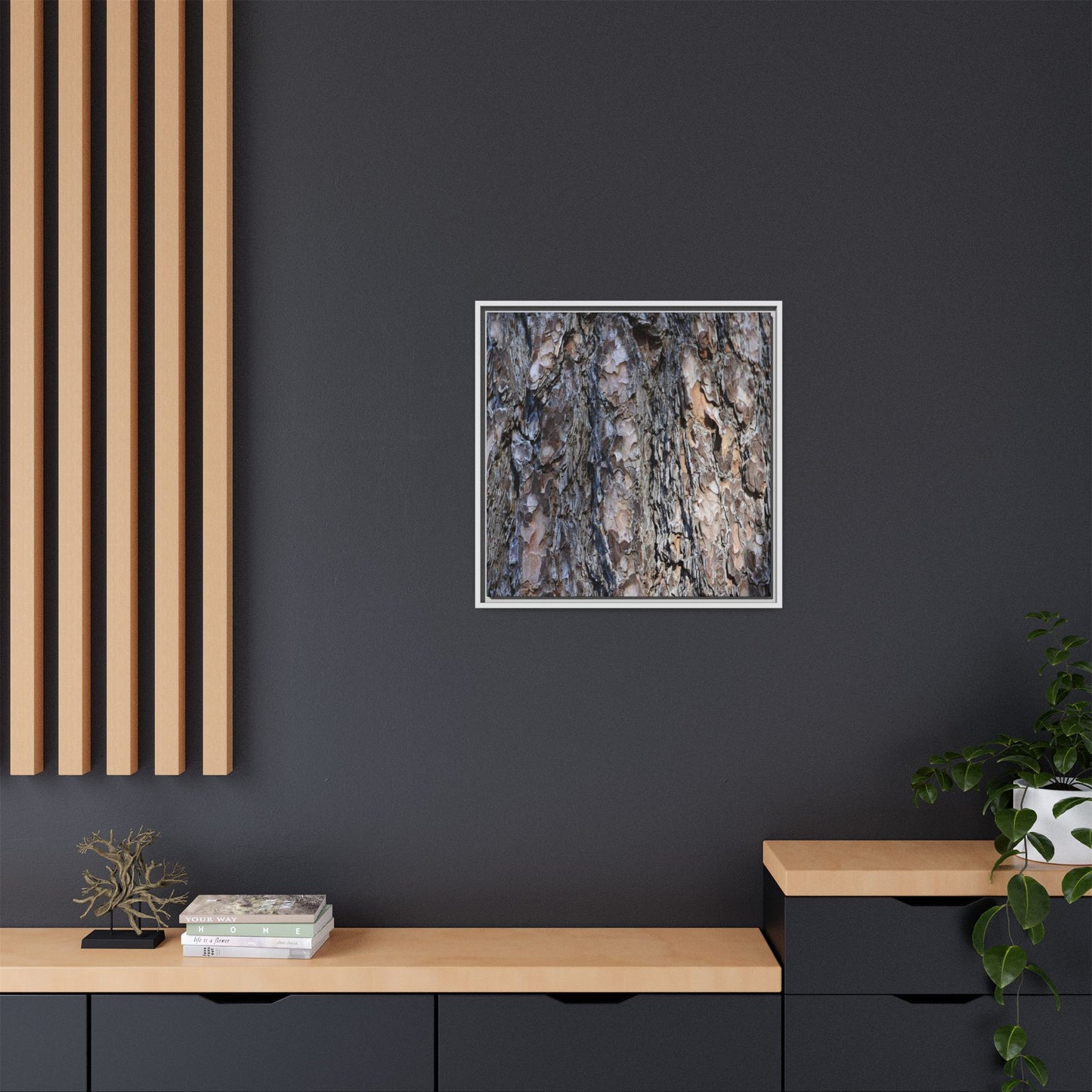 Weathered Patterns - Unique Stretched Canvas Wall Art