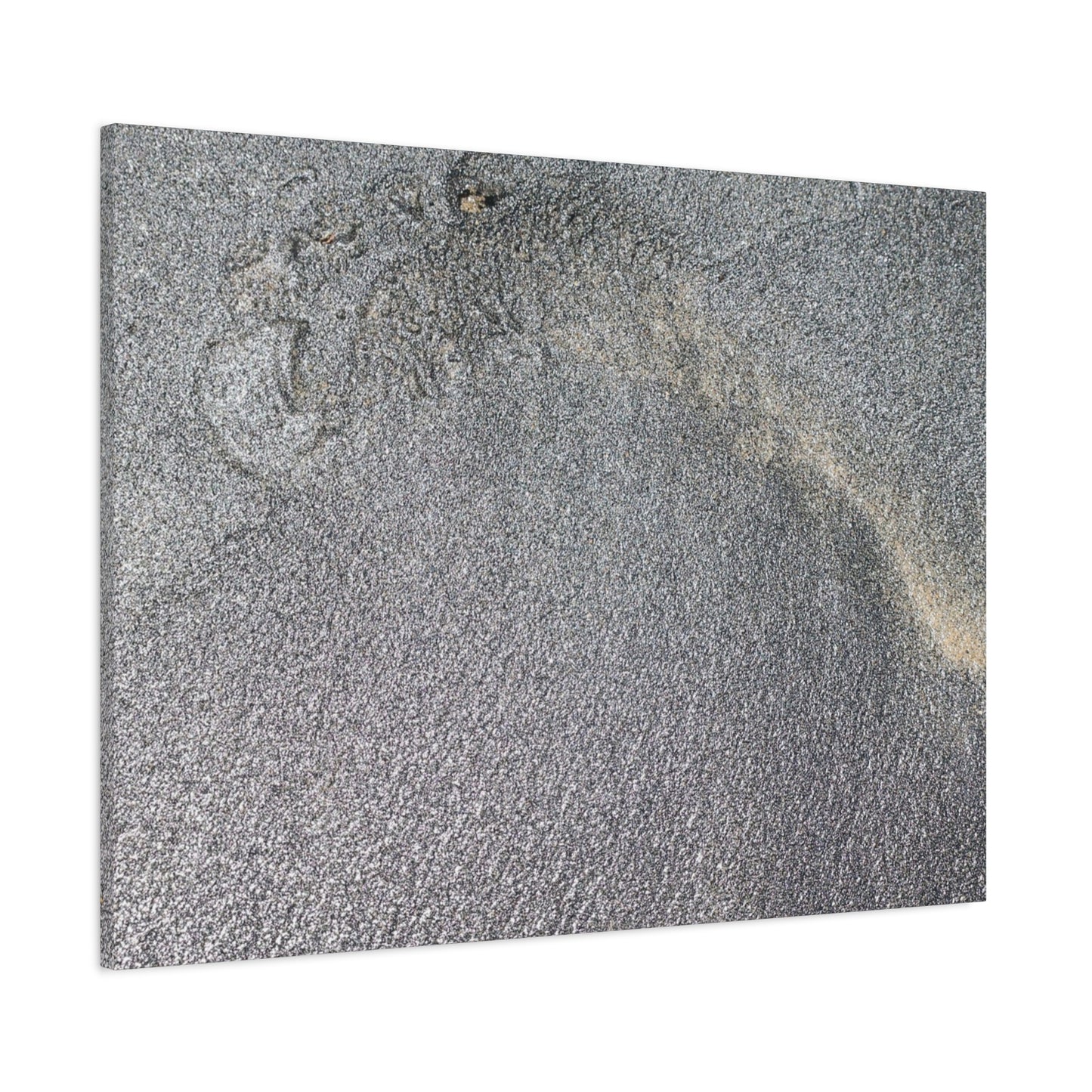 Ephemeral Whispers of Granite - Unique Frameless Canvas Wall Art