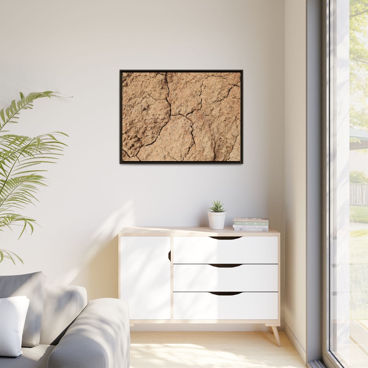 Parched Land - Unique Stretched Canvas Wall Art