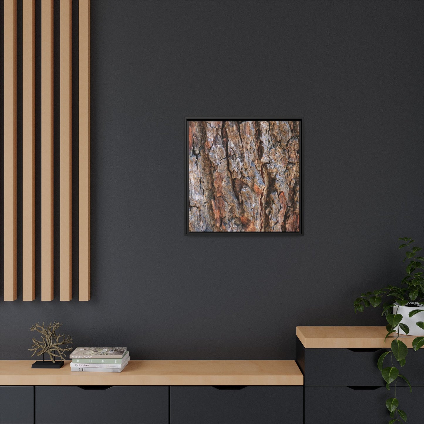 Craggy Textures - Unique Stretched Canvas Wall Art
