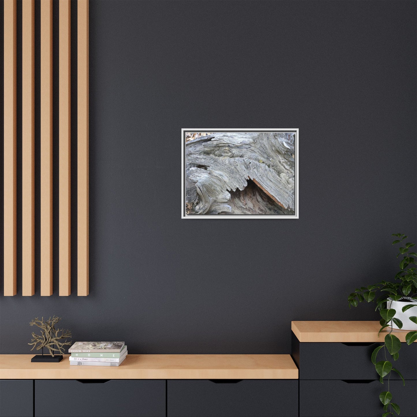 Driftwood Dreams - Unique Stretched Canvas Wall Art