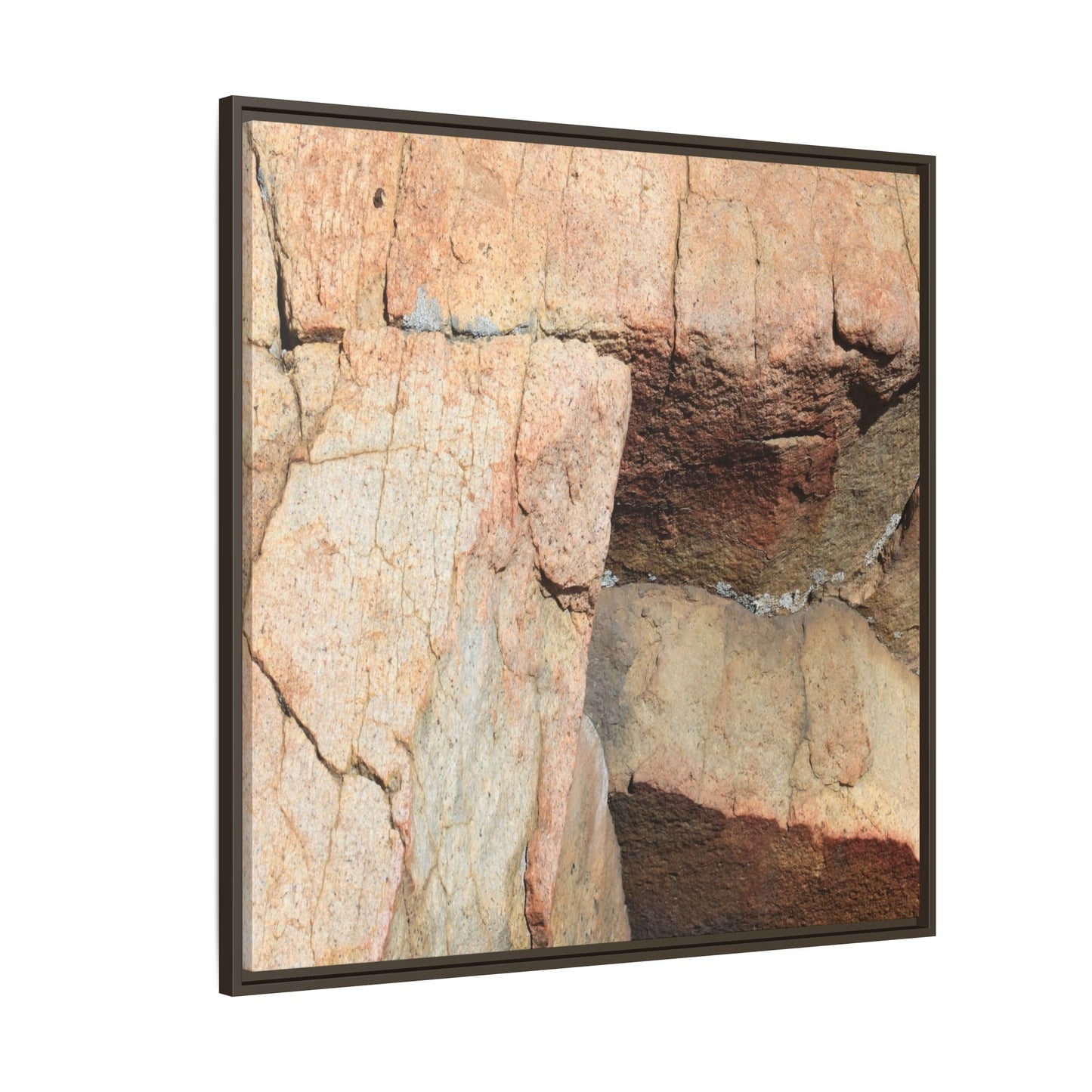 Fractured Stone - Unique Stretched Canvas Wall Art