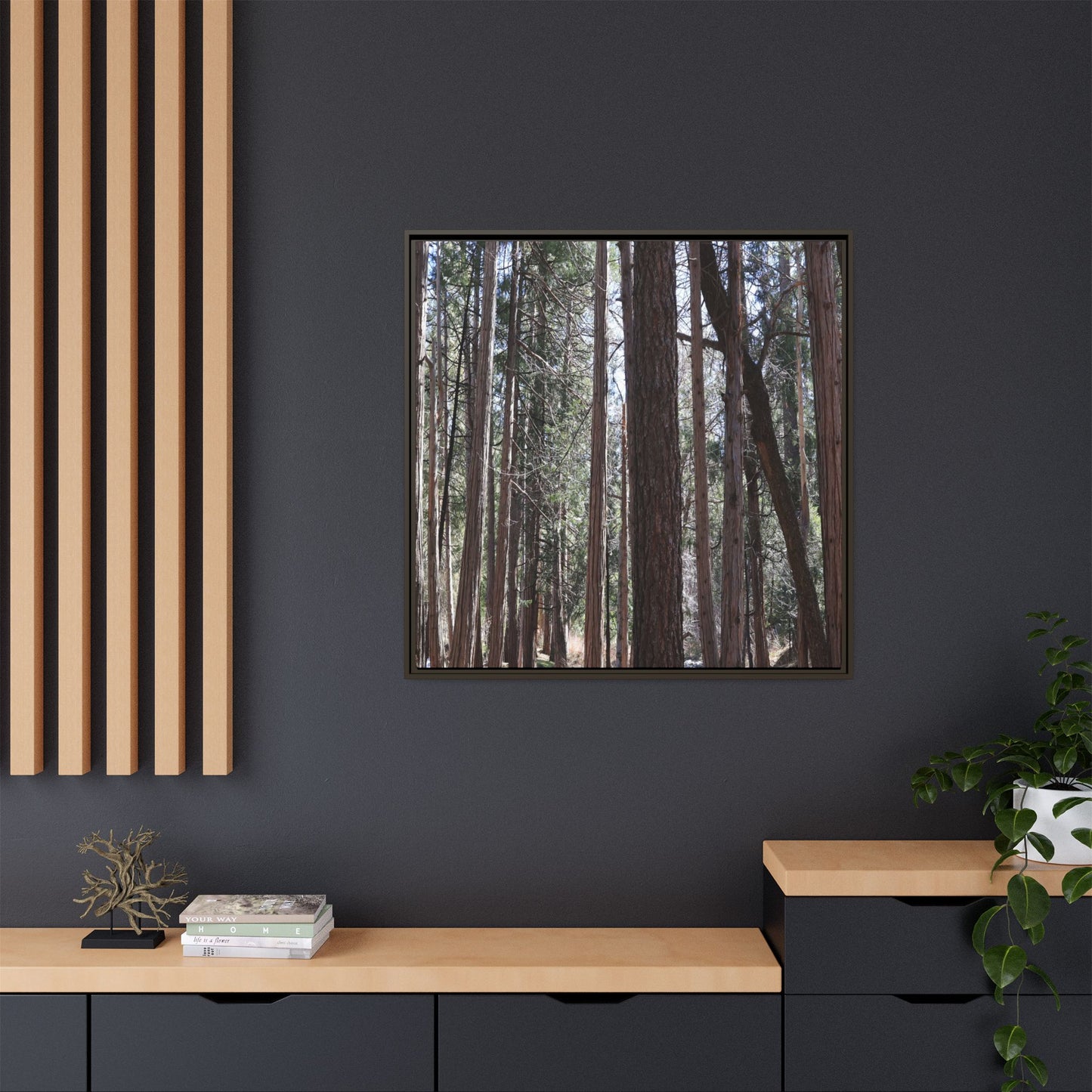 Forest Cathedral - Unique Stretched Canvas Wall Art
