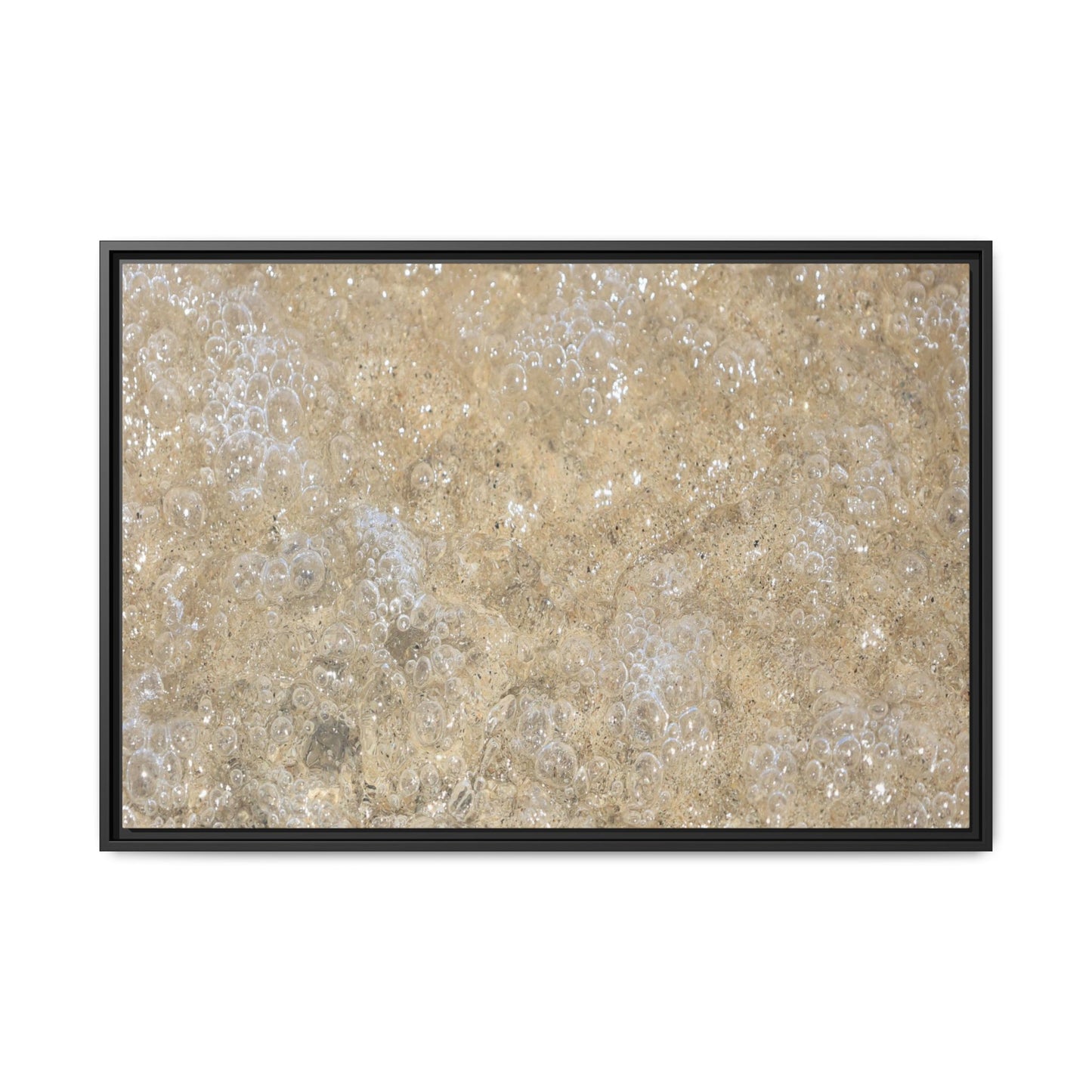 Bubbling Sand - Unique Stretched Canvas Wall Art