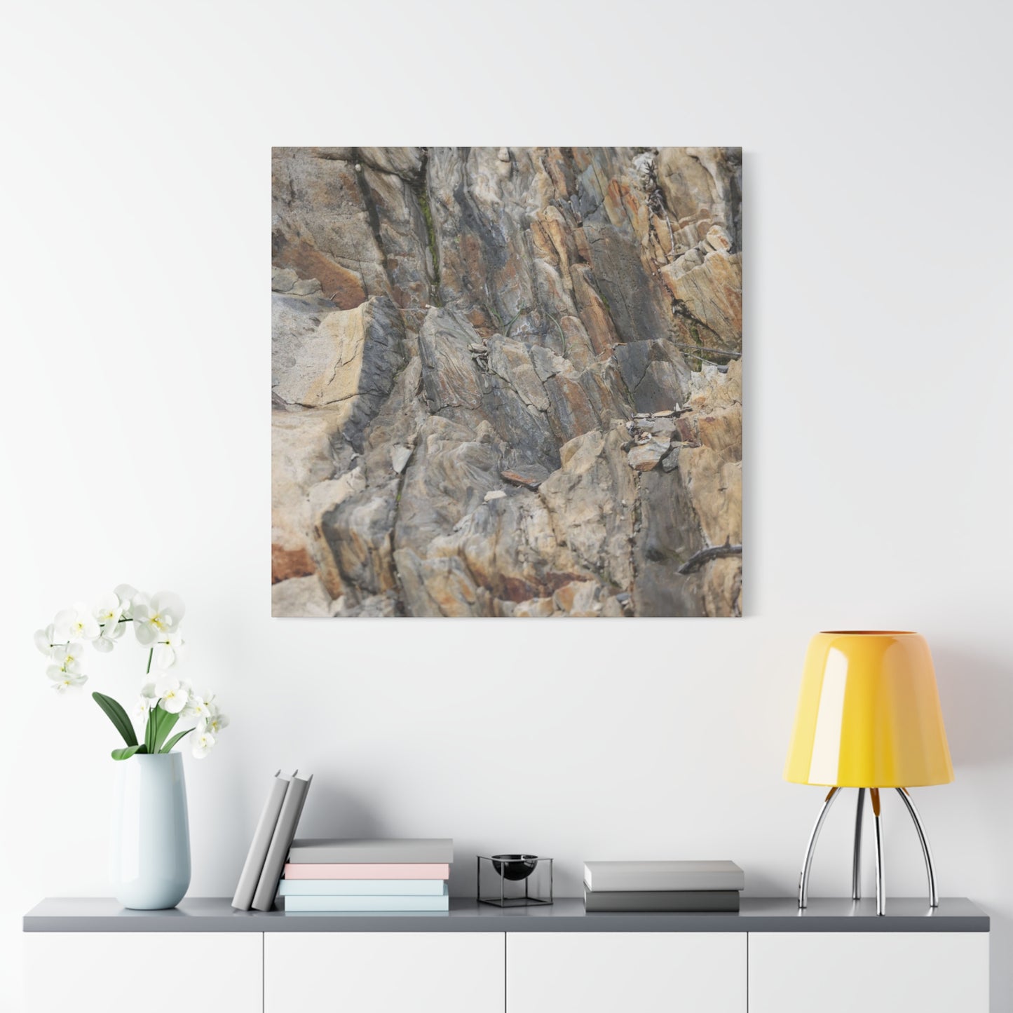 Fractured Memory - Unique Frameless Canvas Wall Art