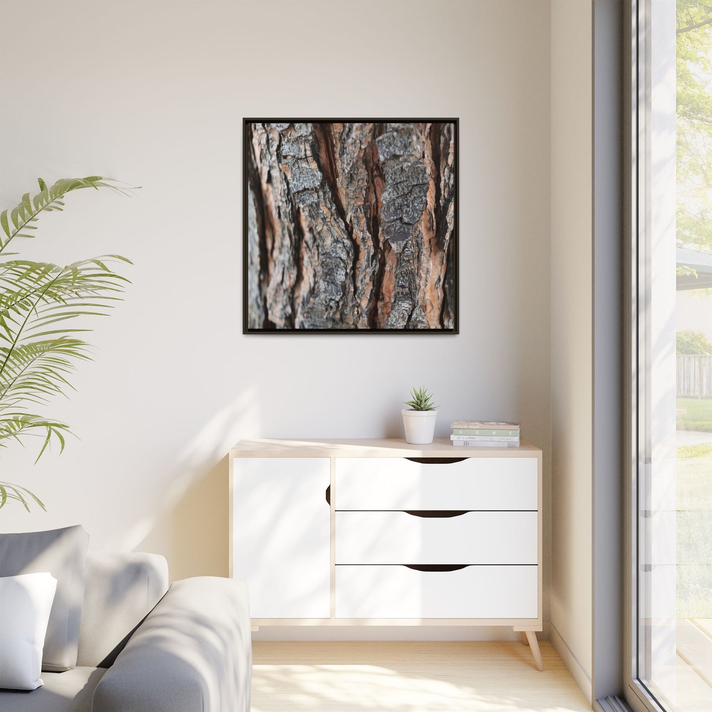 Fractured Nature - Unique Stretched Canvas Wall Art
