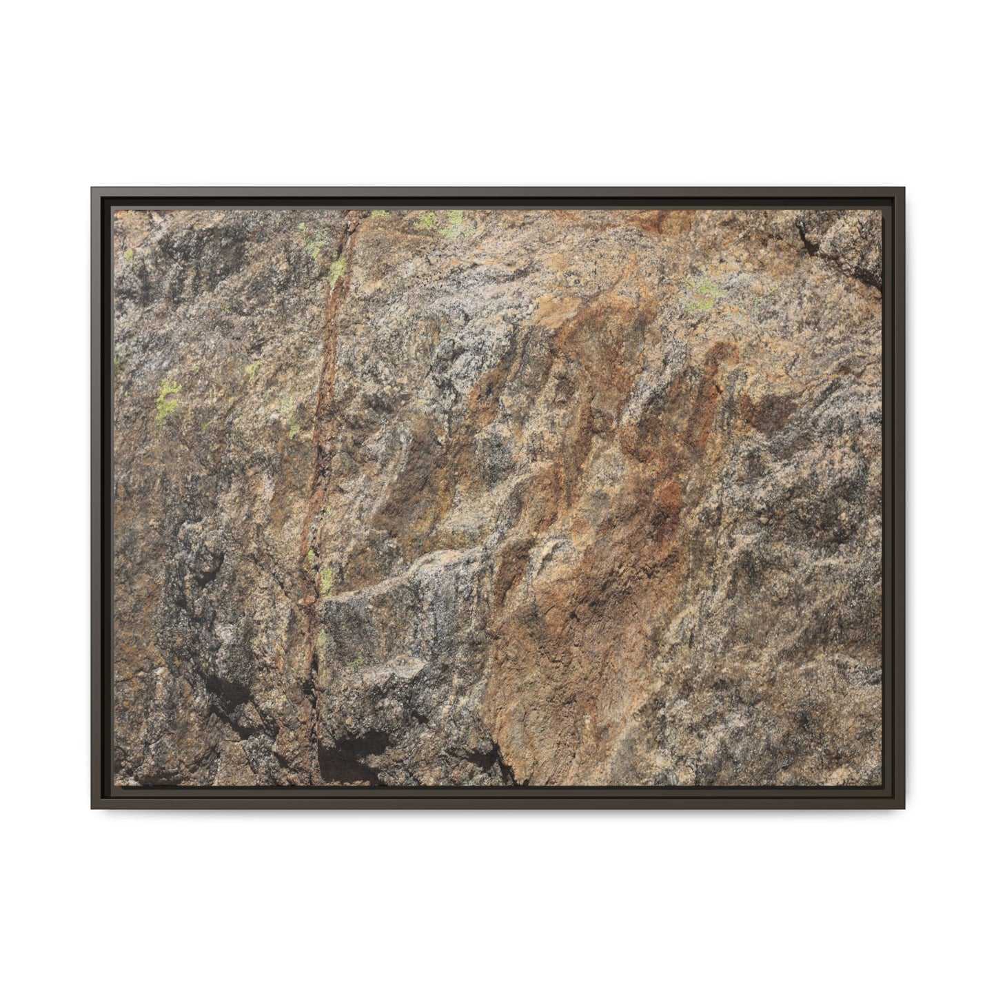 Weathered Rock Formation - Unique Stretched Canvas Wall Art