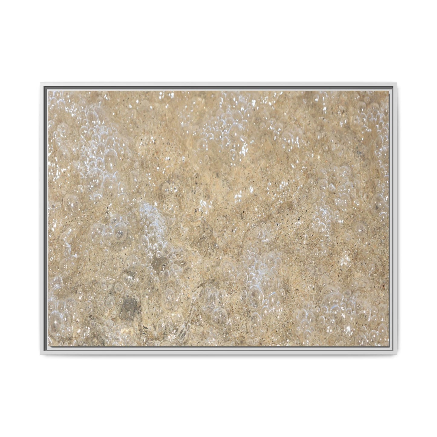 Bubbling Sand - Unique Stretched Canvas Wall Art