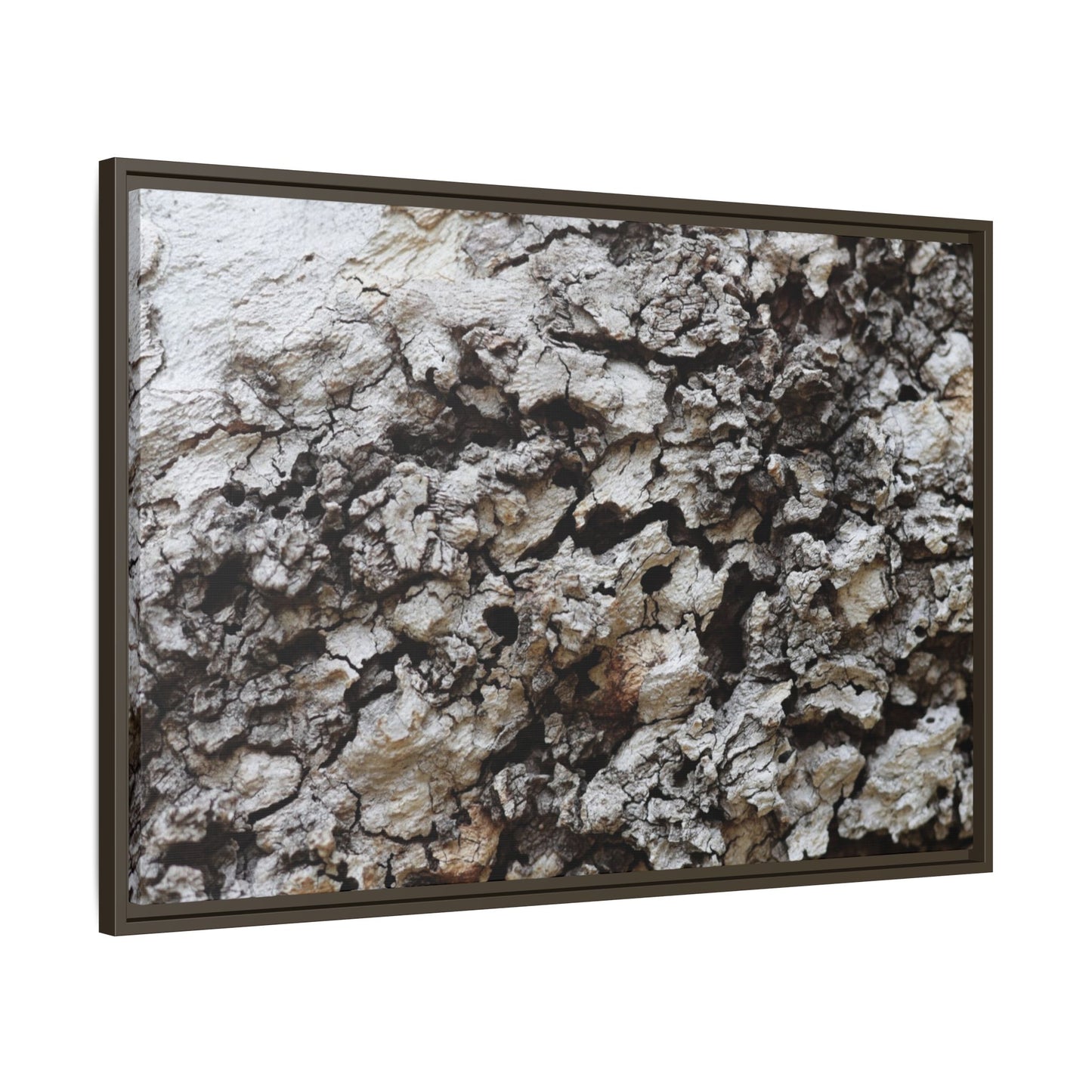 Cracked Terrain - Unique Stretched Canvas Wall Art