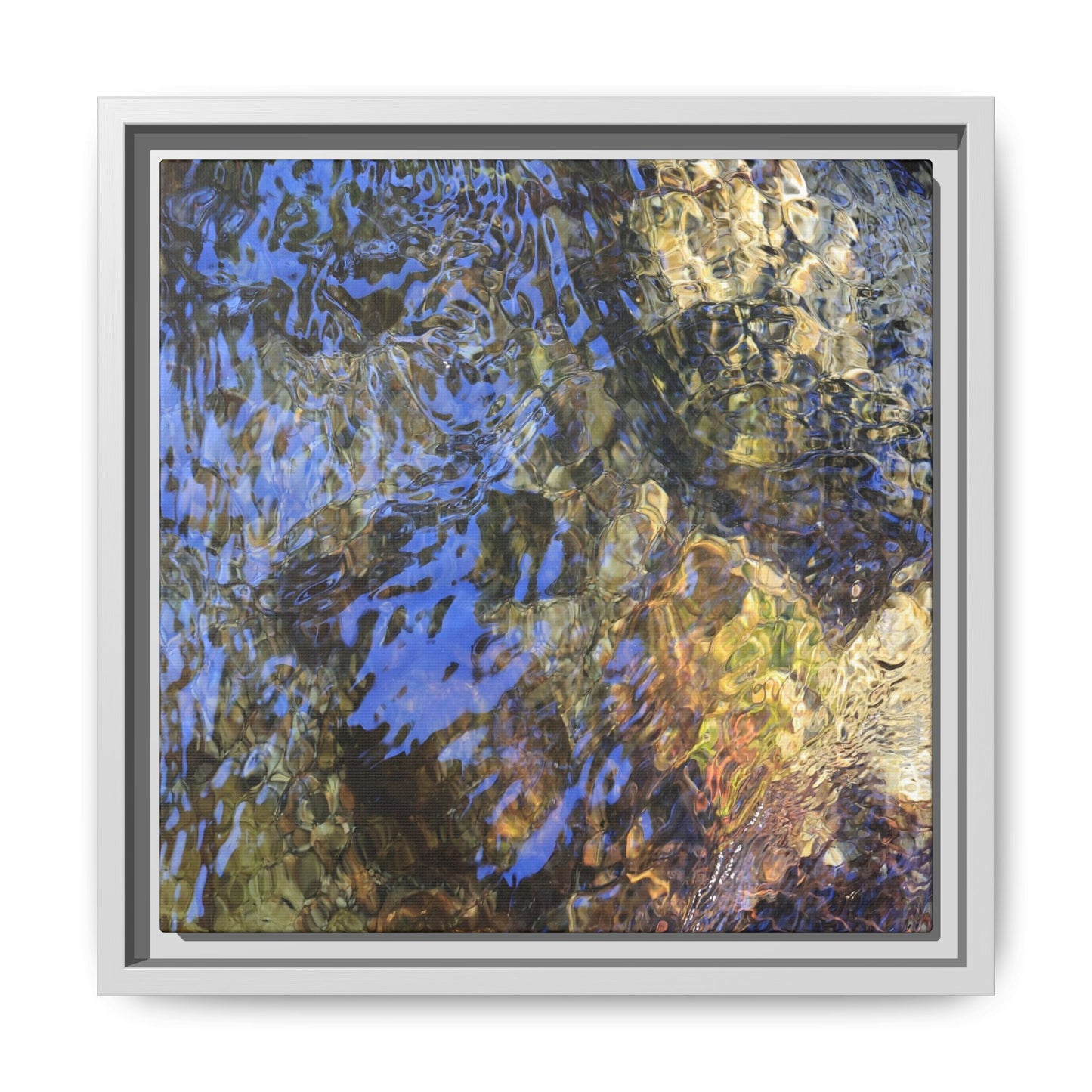 Aquatic Kaleidoscope - Unique Stretched Canvas Wall Art