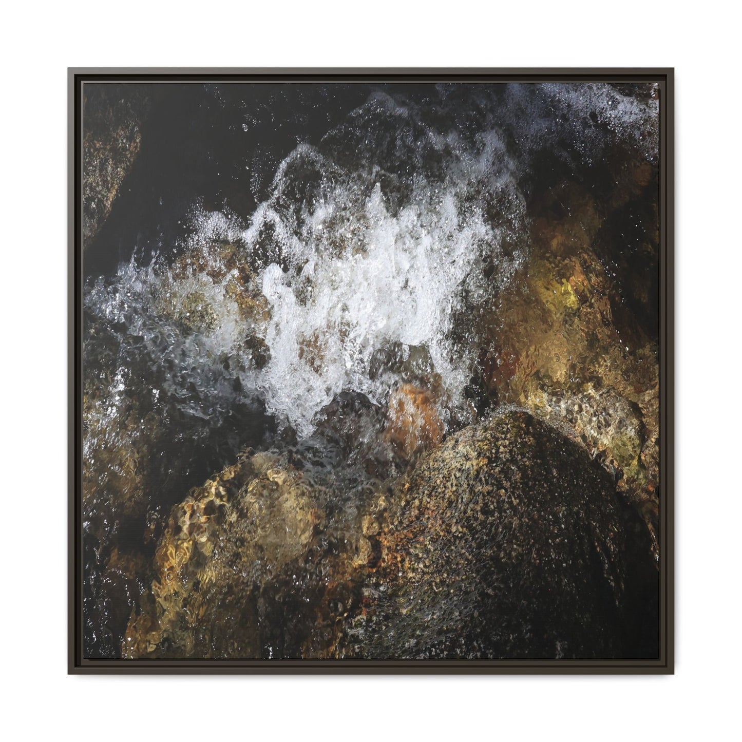 Cascading Momentum - Unique Stretched Canvas Wall Art