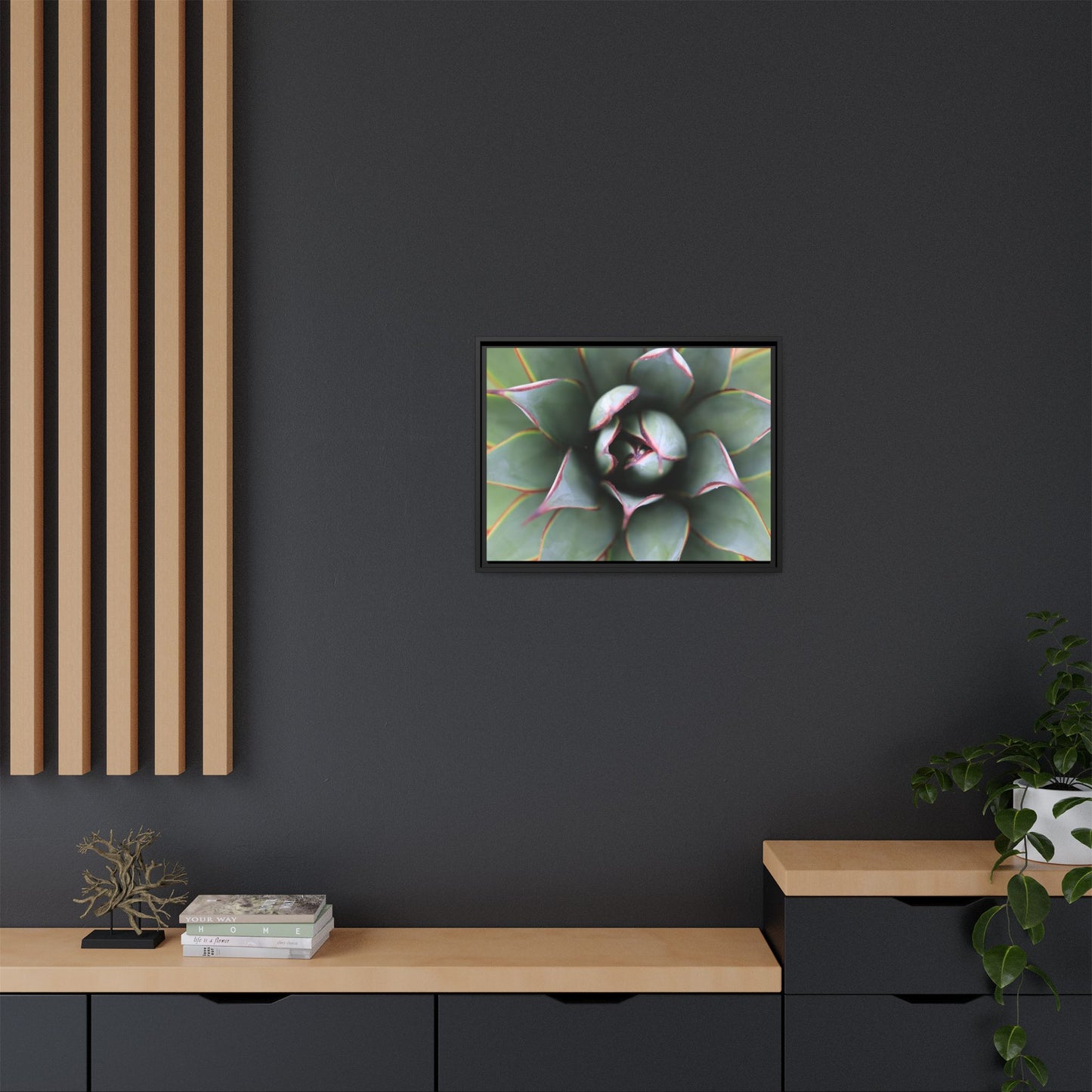 Spiky Elegance - Unique Stretched Canvas Wall Art