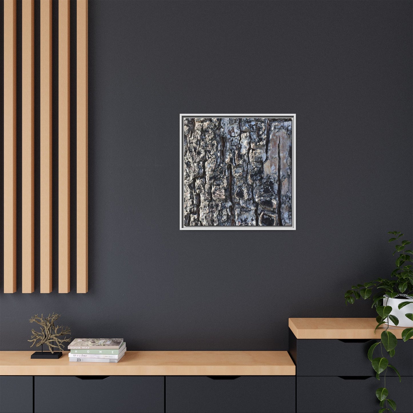 The Bark Chronicles - Unique Stretched Canvas Wall Art