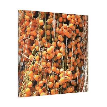 Orange Harvest - Unique Frameless Canvas Wall Art