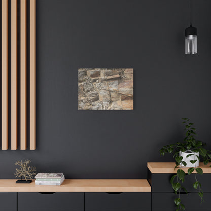Stone Memories - Unique Frameless Canvas Wall Art