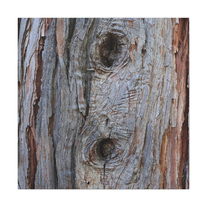 Wooden Memoir - Unique Frameless Canvas Wall Art