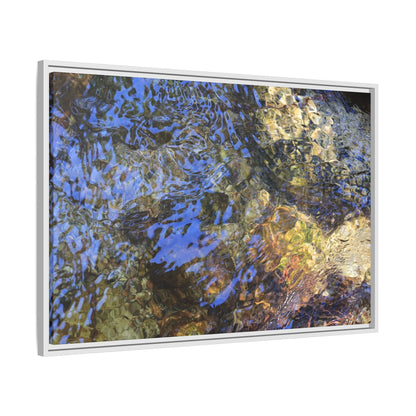 Aquatic Kaleidoscope - Unique Stretched Canvas Wall Art
