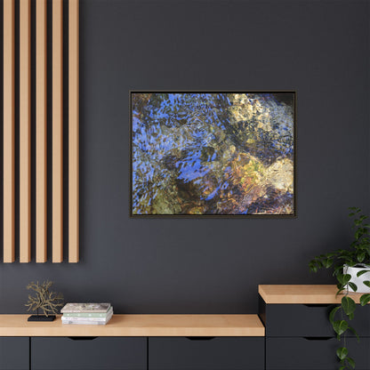 Aquatic Kaleidoscope - Unique Stretched Canvas Wall Art