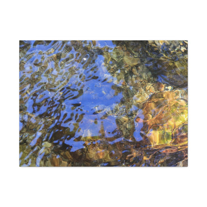 Water's Whisper - Unique Frameless Canvas Wall Art