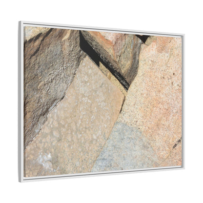 Rock Fragment - Unique Stretched Canvas Wall Art