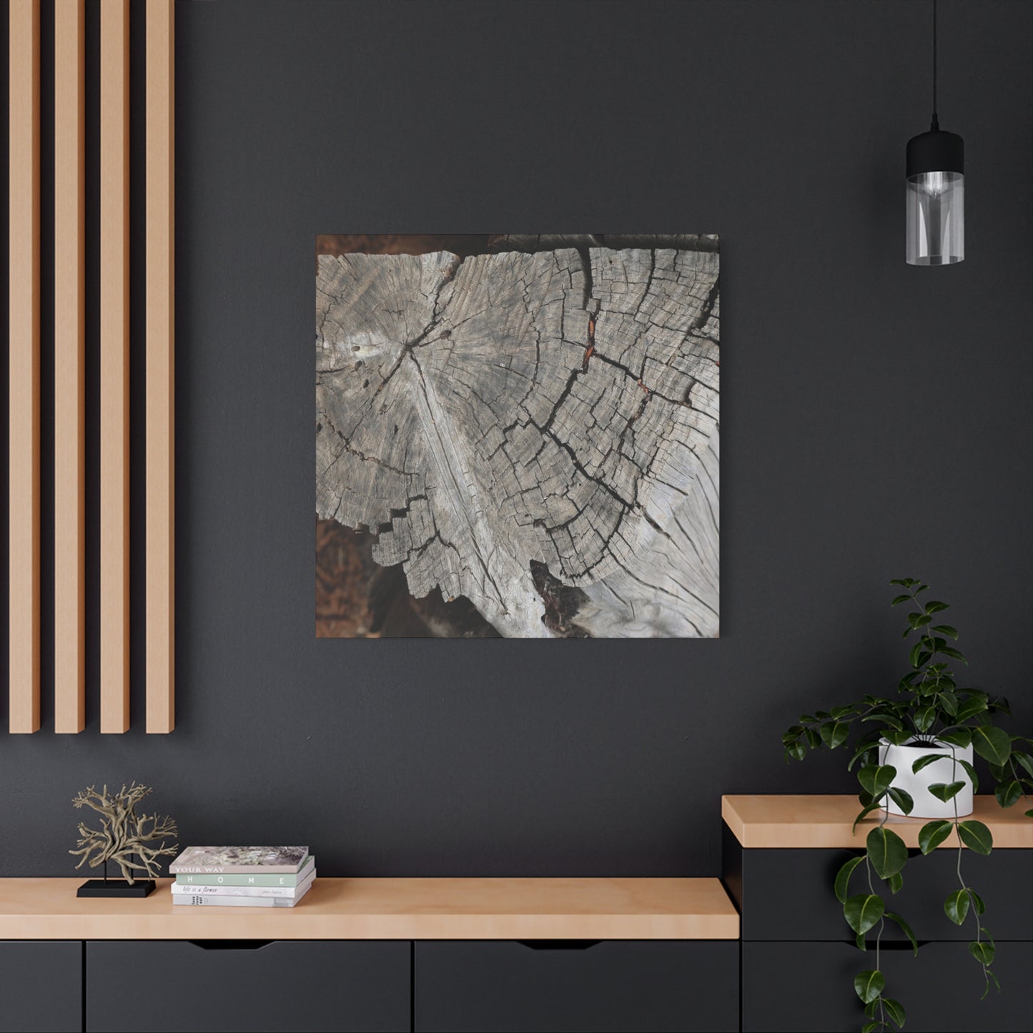 Cracked Memories - Unique Frameless Canvas Wall Art