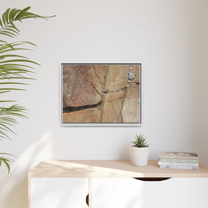 Rusty Crevices - Unique Stretched Canvas Wall Art