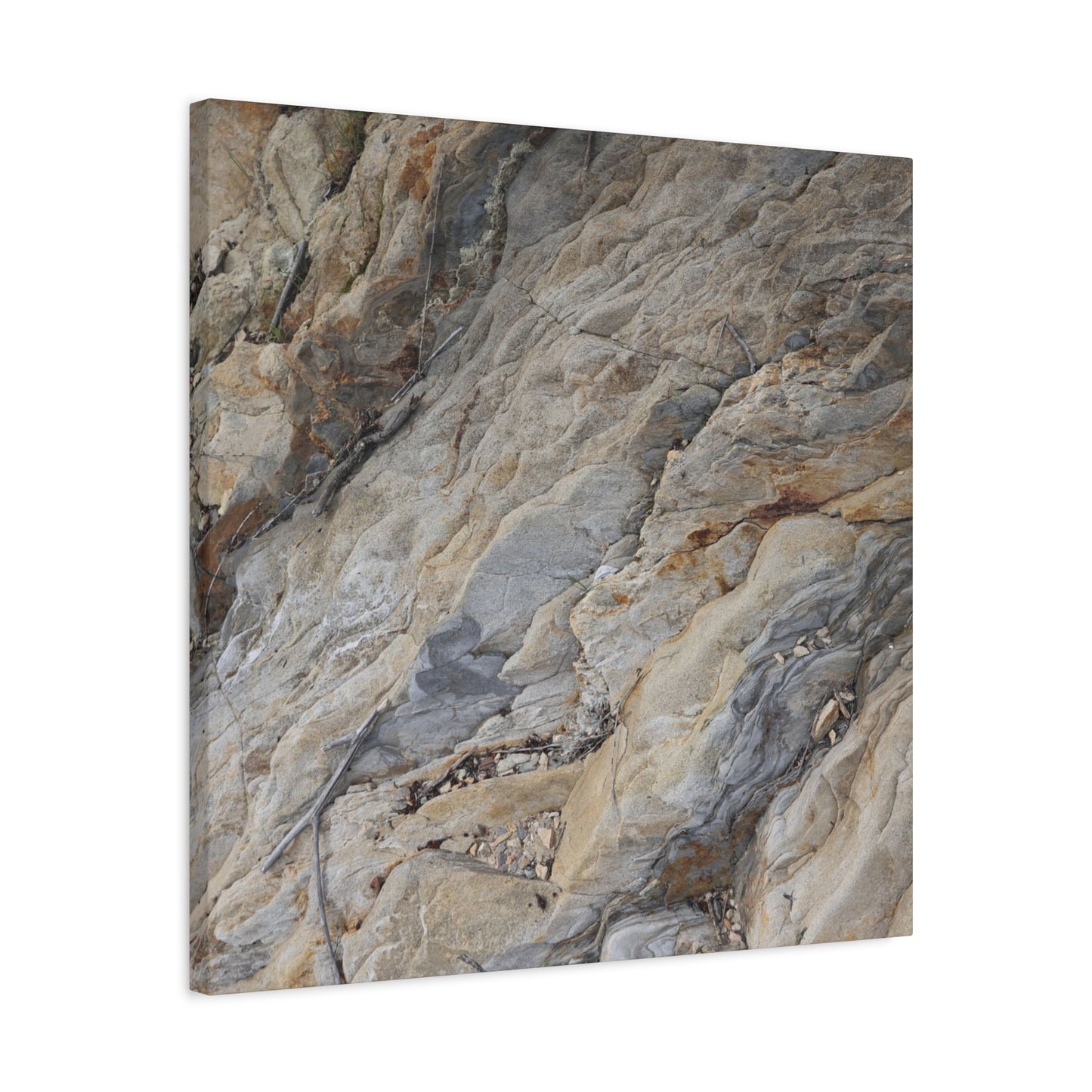 Stone Memory - Unique Frameless Canvas Wall Art