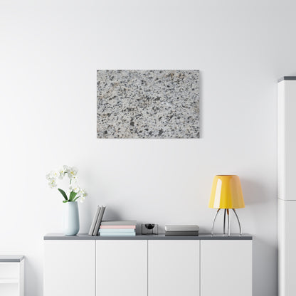 Speckled Silence - Unique Frameless Canvas Wall Art