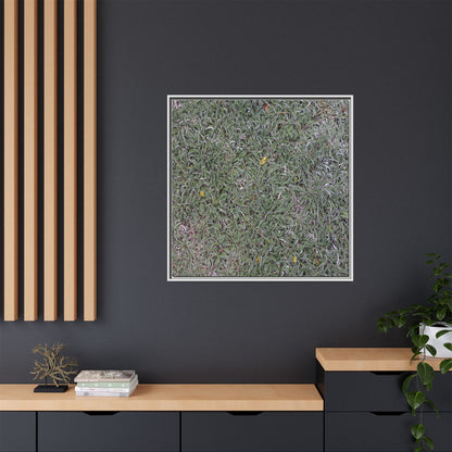 Grassy Texture - Unique Stretched Canvas Wall Art