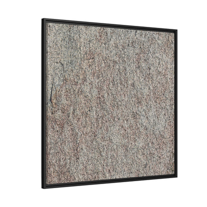 Granular Whispers - Unique Stretched Canvas Wall Art