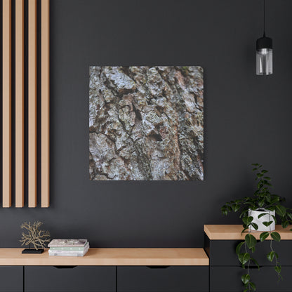 Cracked Echoes - Unique Frameless Canvas Wall Art
