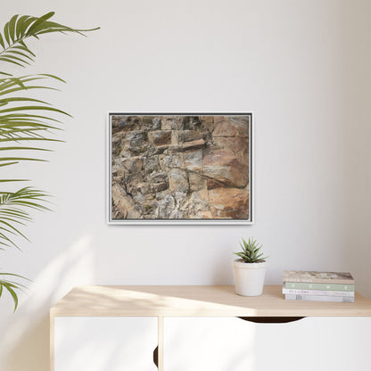 Sandstone Symphony - Unique Stretched Canvas Wall Art