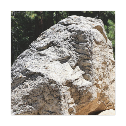 Stone of Solitude - Unique Frameless Canvas Wall Art