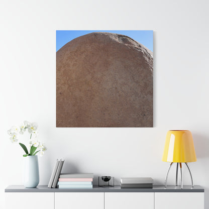 Stone Sphere of Silence - Unique Frameless Canvas Wall Art