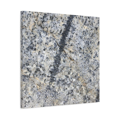 Crystalline Bubbles - Unique Frameless Canvas Wall Art