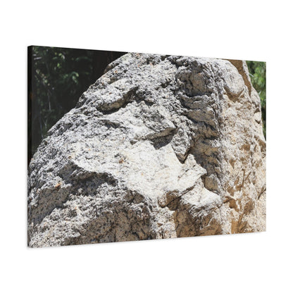 Stone of Solitude - Unique Frameless Canvas Wall Art