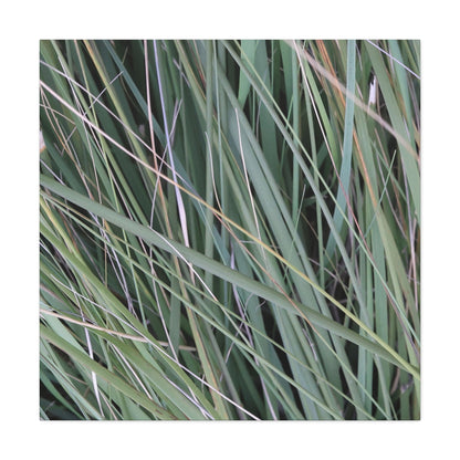 Whispers of Green - Unique Frameless Canvas Wall Art