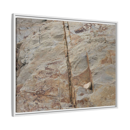Sedimentary Symphony - Unique Stretched Canvas Wall Art