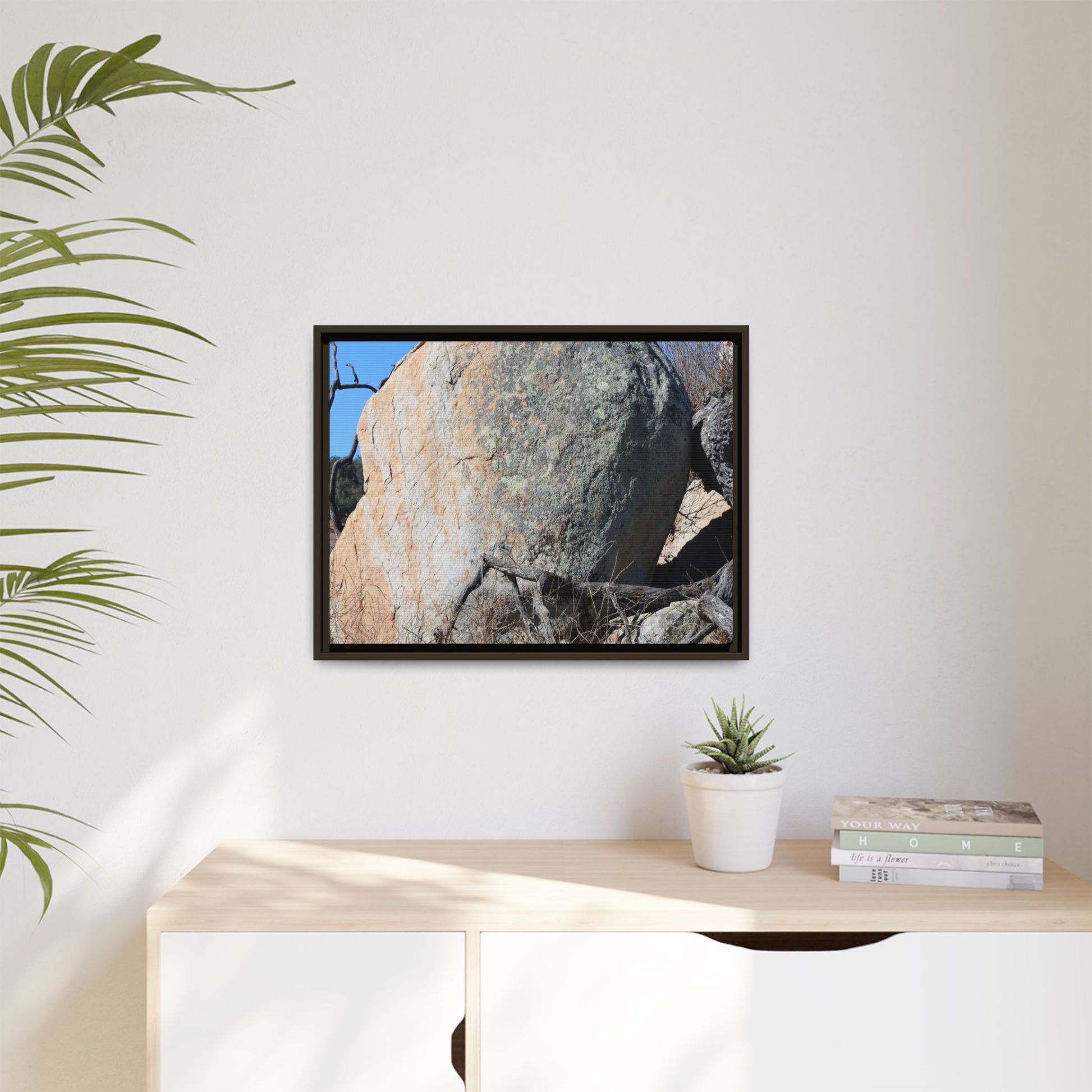 Stony Sentinel - Unique Stretched Canvas Wall Art - Art By Earth