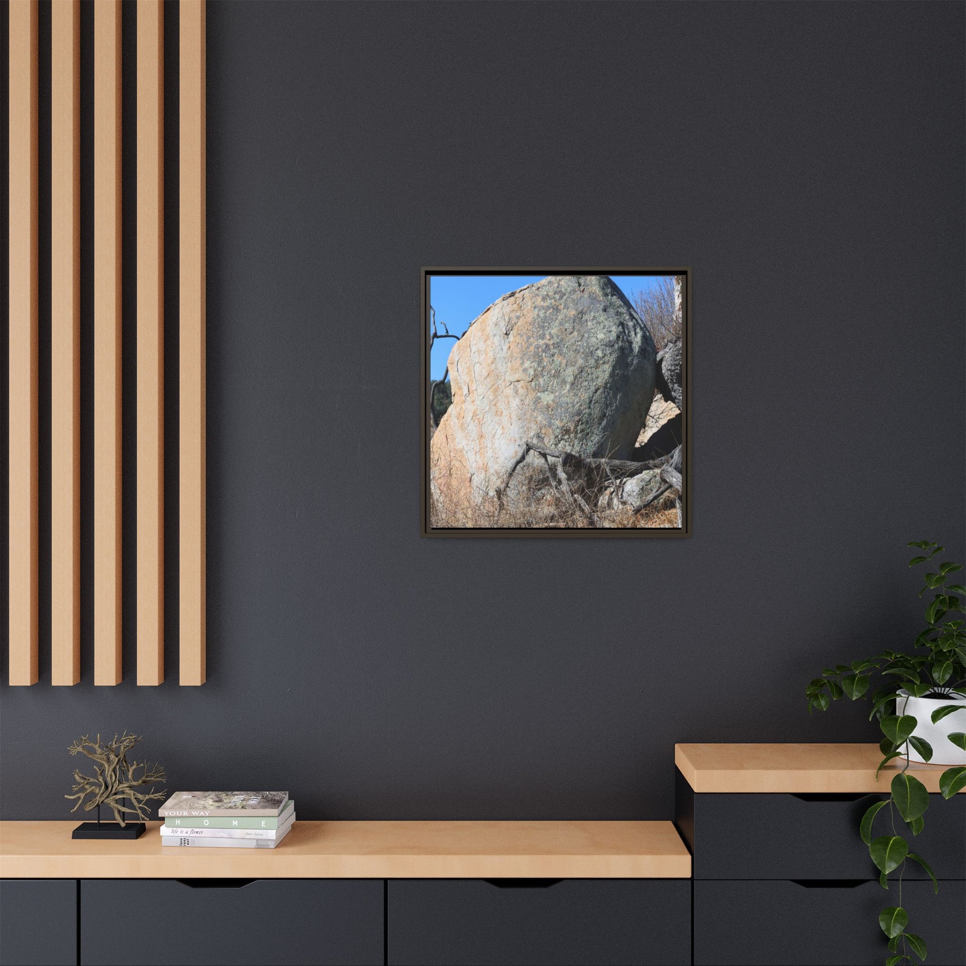 Stony Sentinel - Unique Stretched Canvas Wall Art - Art By Earth