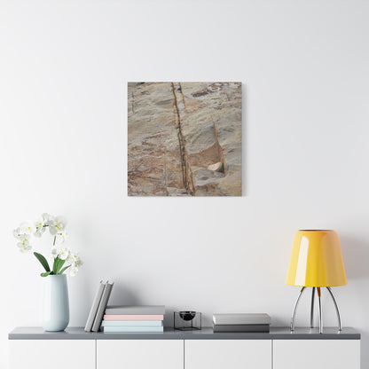 Cracked Canvas of Time - Unique Frameless Canvas Wall Art