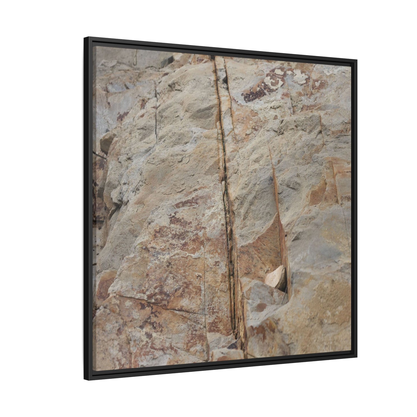 Sedimentary Symphony - Unique Stretched Canvas Wall Art
