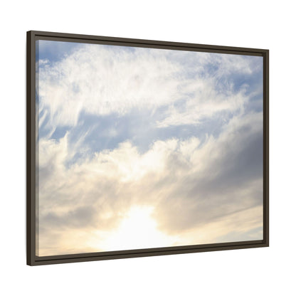 Sky's Ethereal Whisper - Unique Stretched Canvas Wall Art