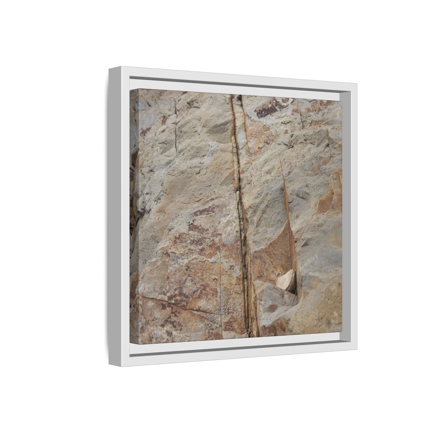 Sedimentary Symphony - Unique Stretched Canvas Wall Art