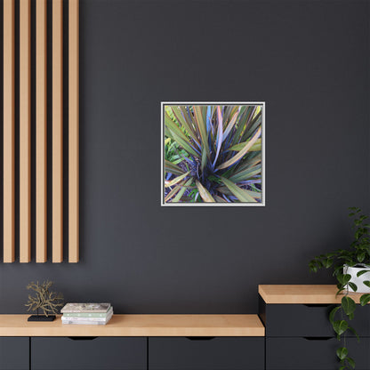 Radiant Leaves - Unique Stretched Canvas Wall Art