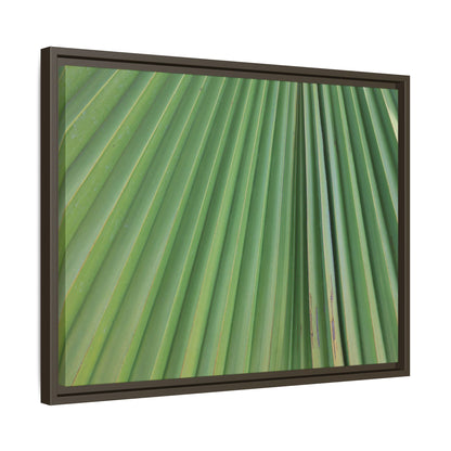 Emerald Rays - Unique Stretched Canvas Wall Art